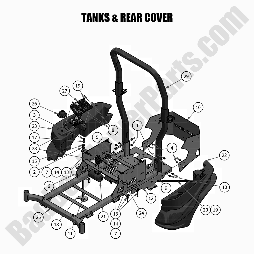 2021 Compact Outlaw - Tanks & Rear Cover